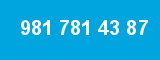 981 781 43 87 981 781 43 87